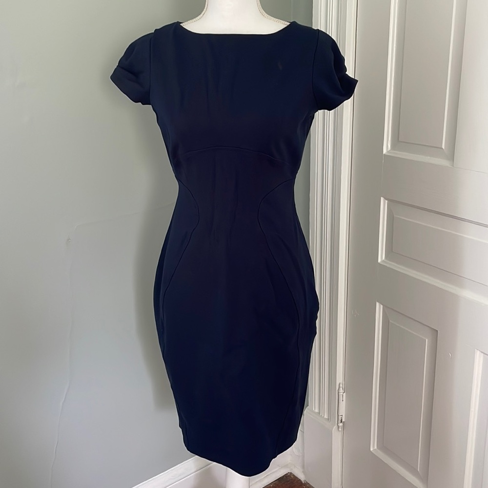 Elegant Navy Blue Dress